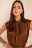 Picture of SLEEVELESS SATIN BLOUSE MARLON